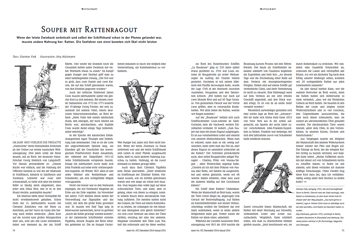 Souper mit Rattenragout 