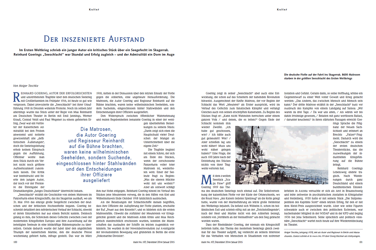 Der inszenierte Aufstand