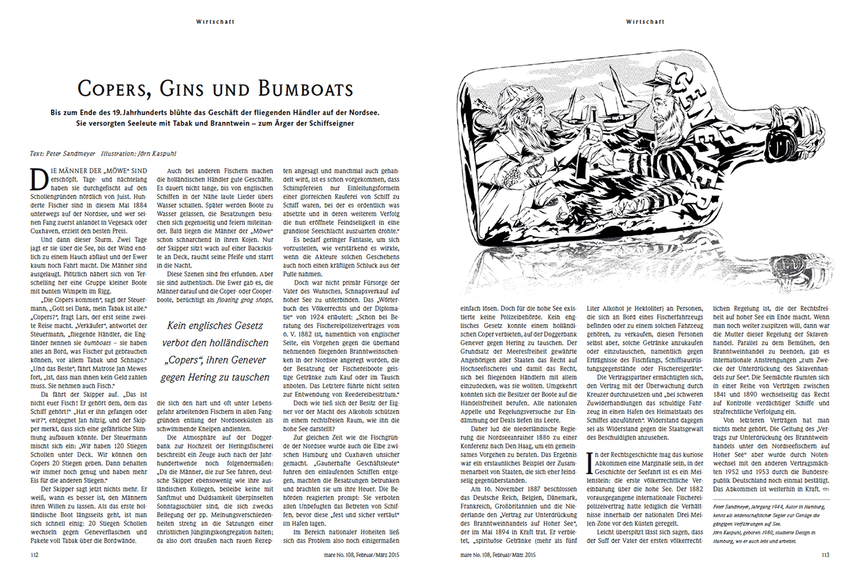 Copers, Gins und Bumboats