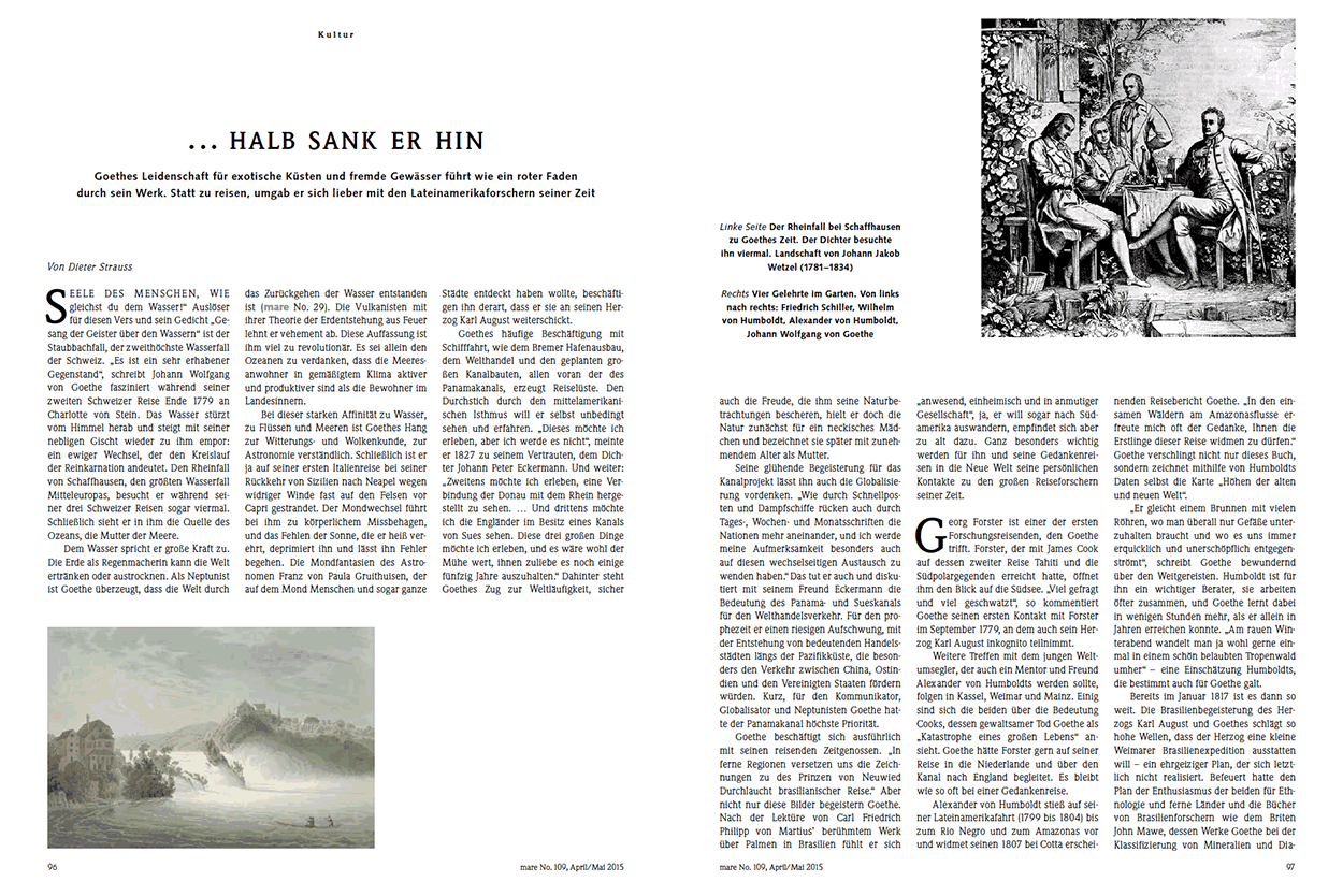 … halb sank er hin