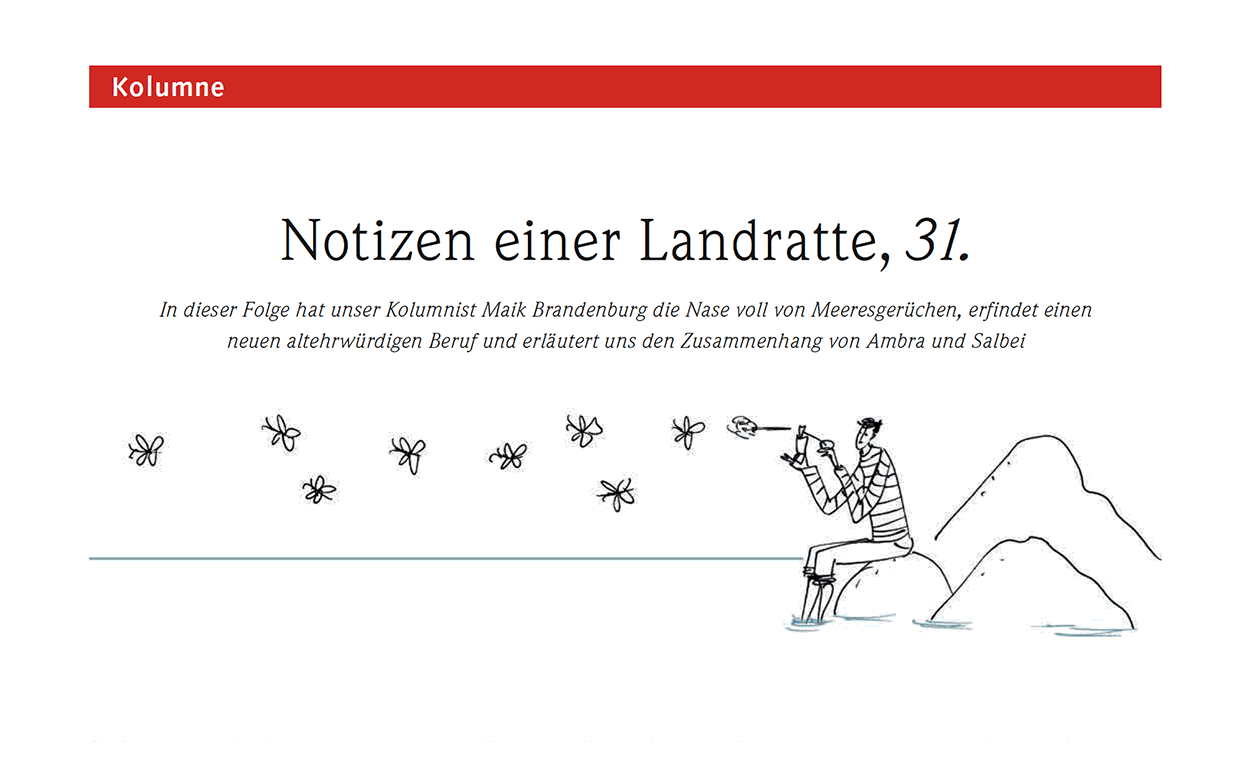 Notizen einer Landratte, 31.