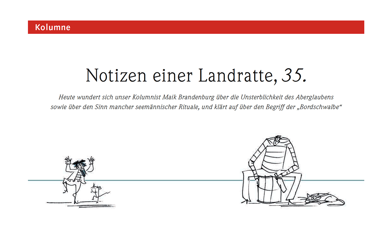 Notizen einer Landratte, 35.