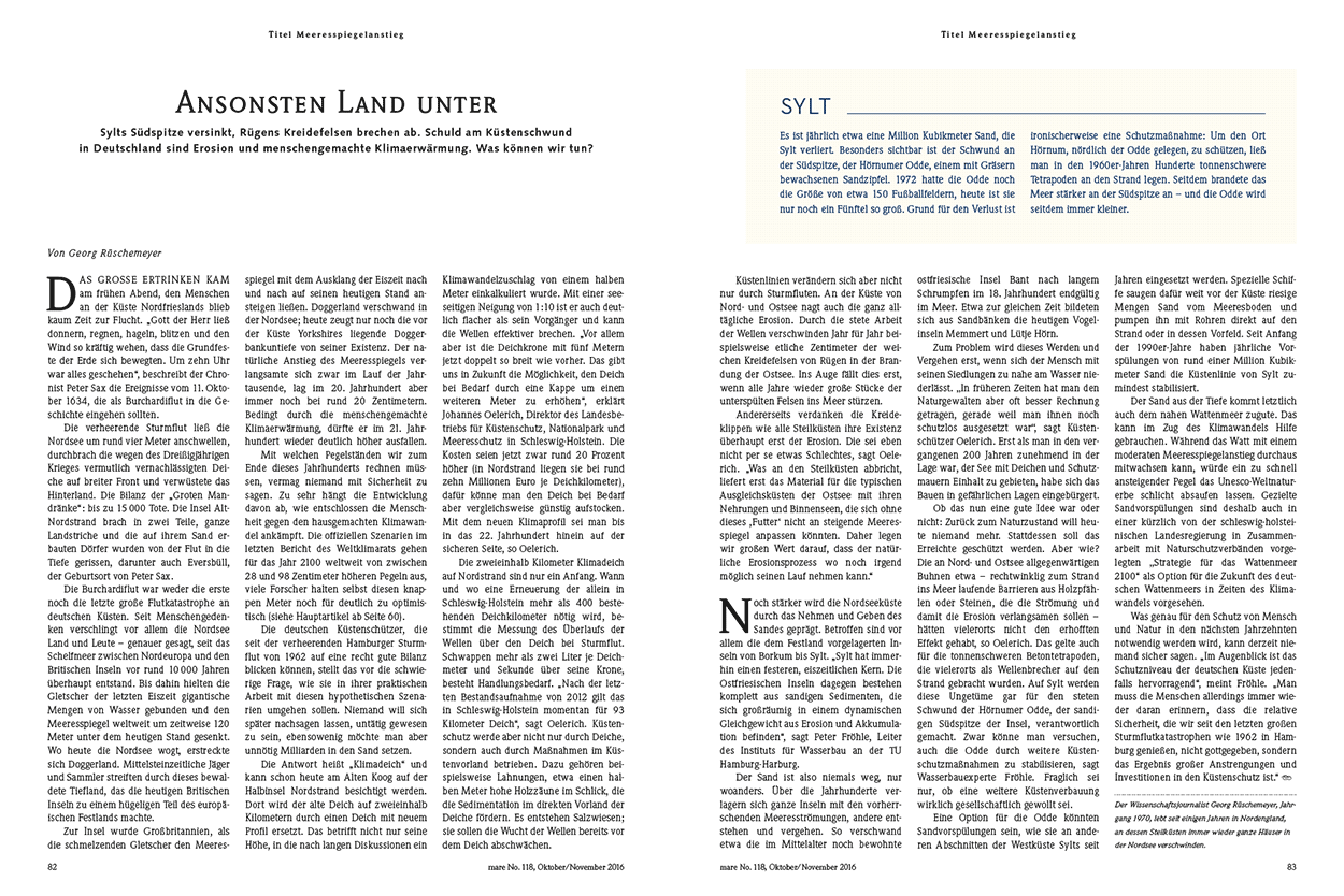 Ansonsten Land unter