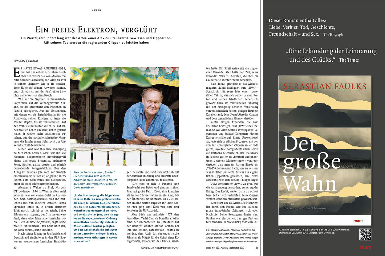 Ein freies Elektron, verglüht