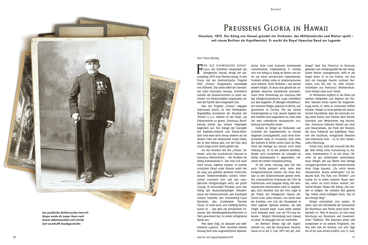 Preußens Gloria in Hawaii
