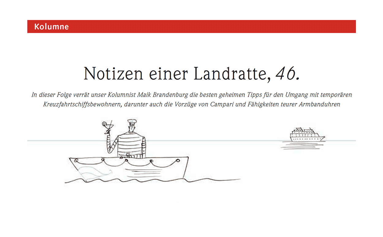 Notizen einer Landratte, 46.