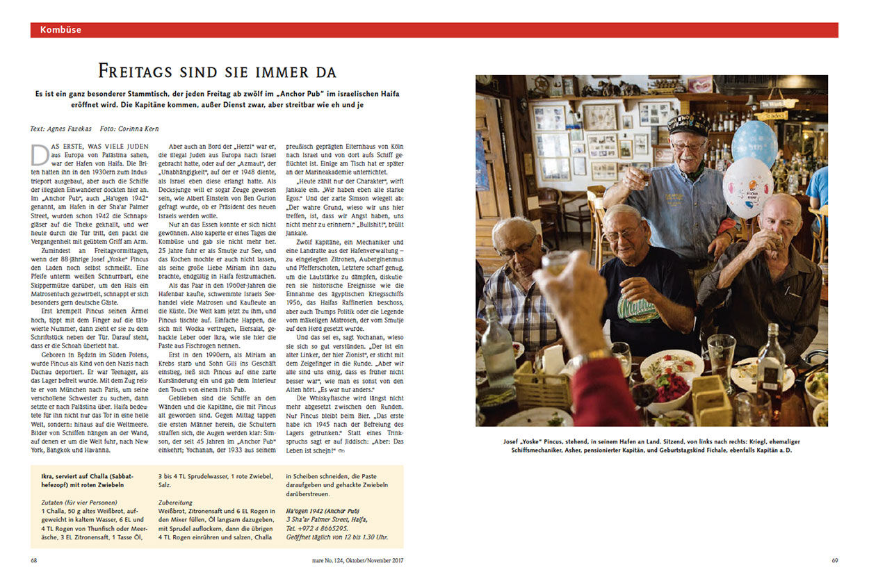 Freitags sind sie immer da