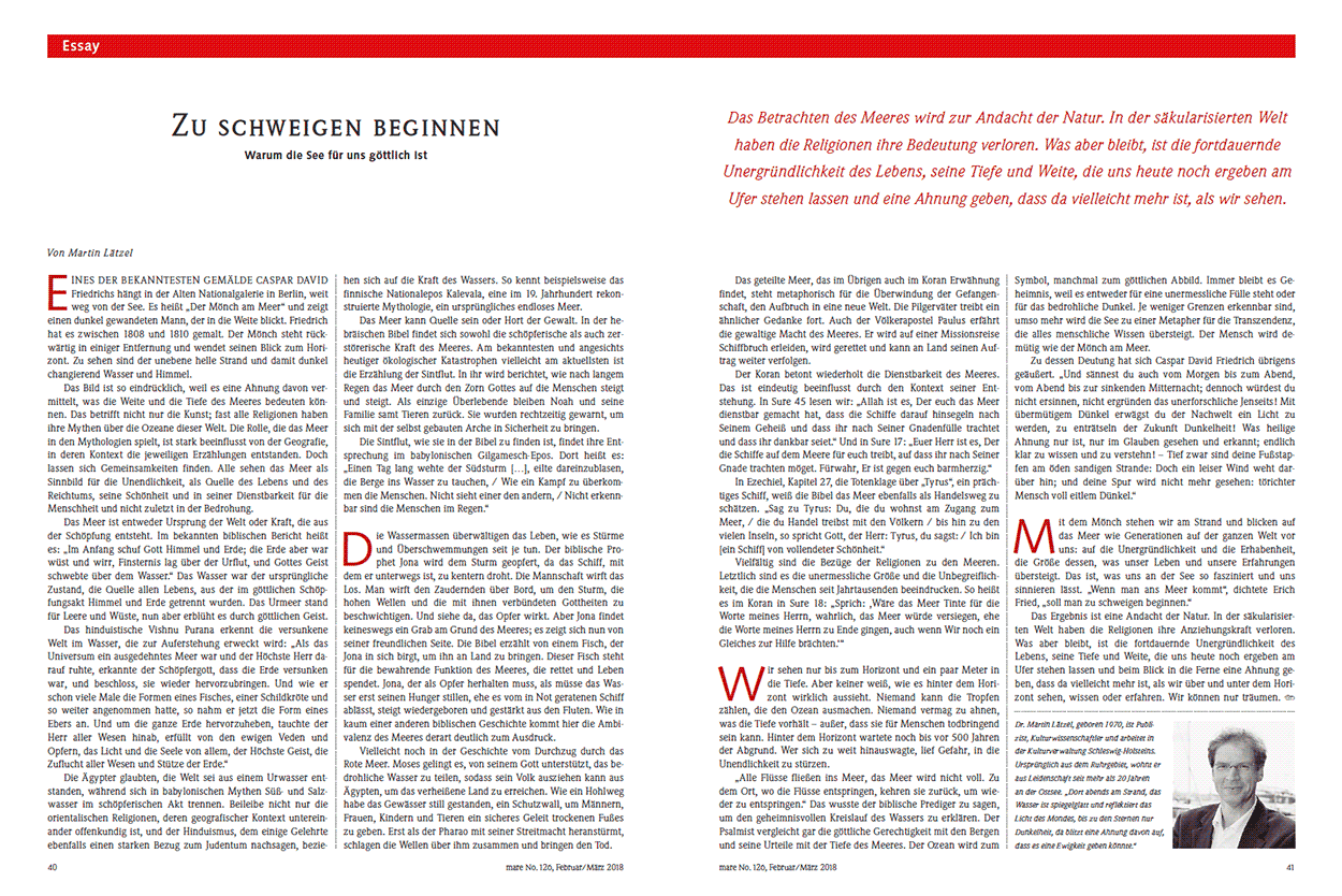 Zu schweigen beginnen