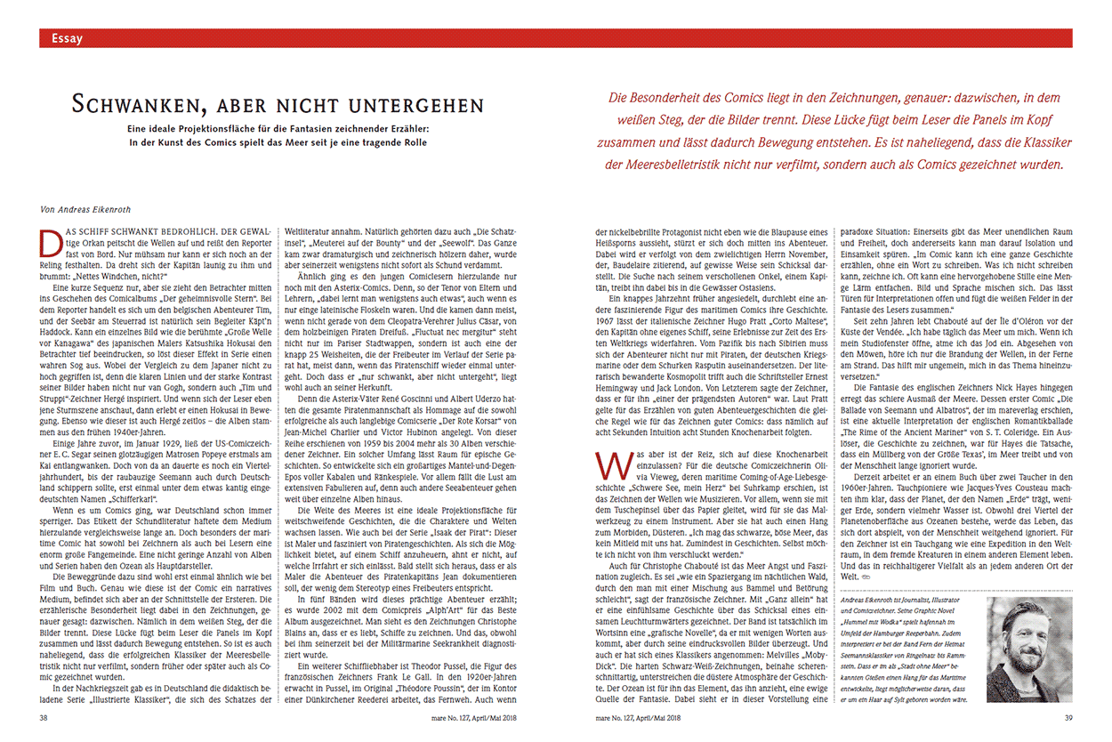 Schwanken, aber nicht untergehen