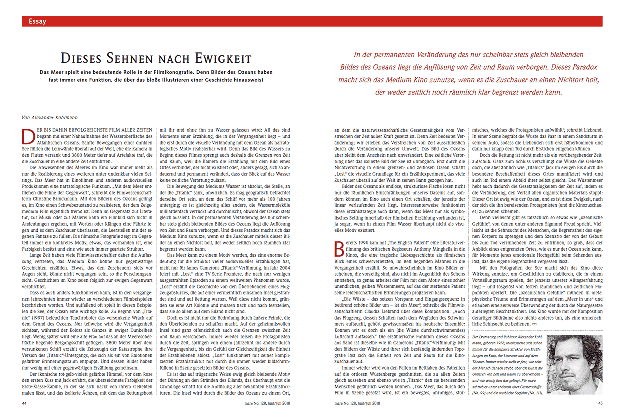 Dieses Sehnen nach Ewigkeit