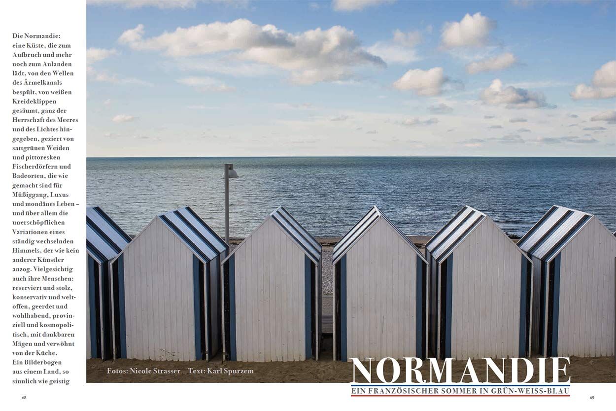 Ein Französischer Sommer in Grün-Weiß-Blau