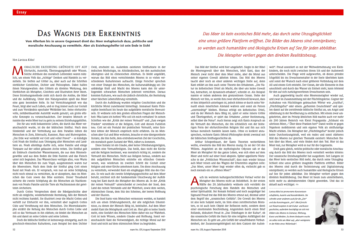 Das Wagnis der Erkenntnis