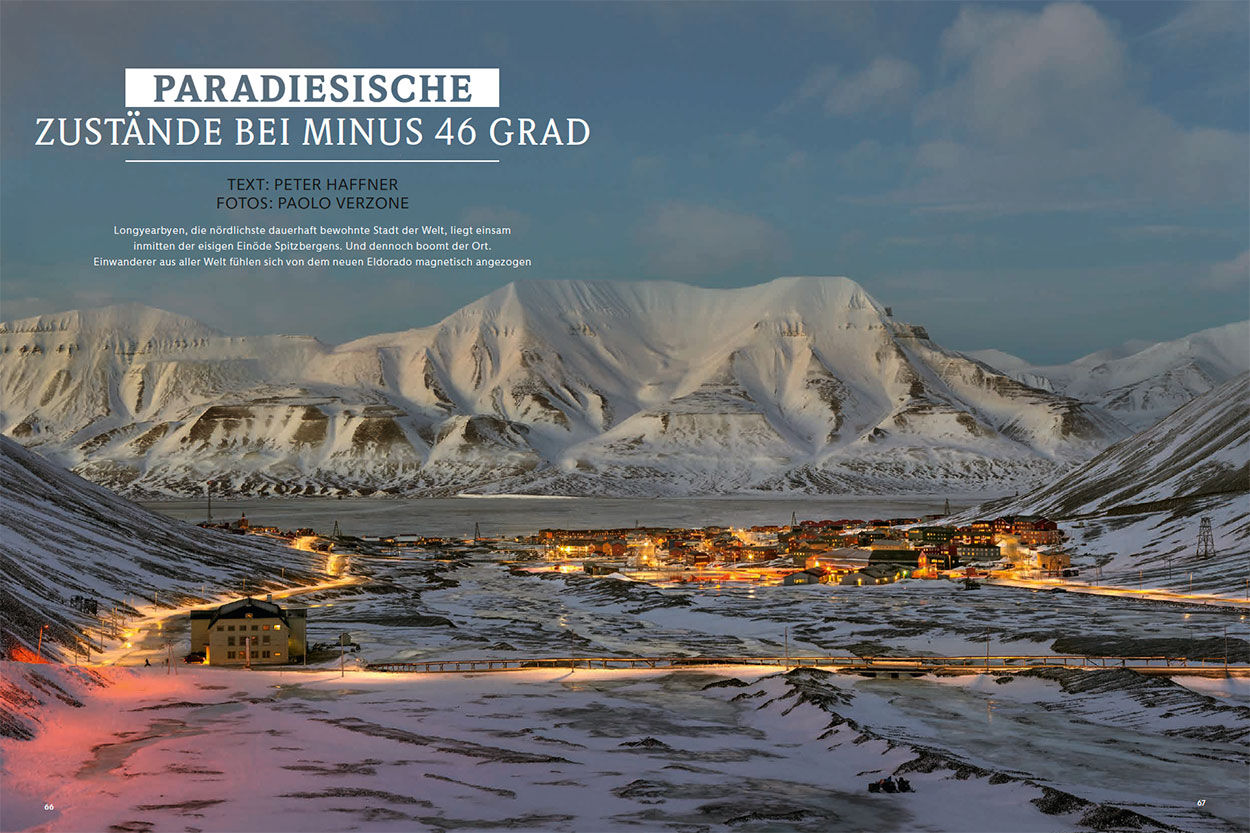 Paradiesische Zustände bei minus 46 Grad