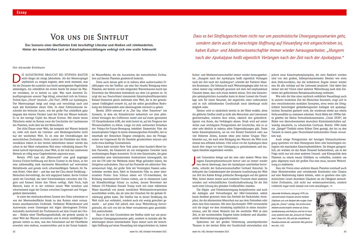 Vor uns die Sintflut