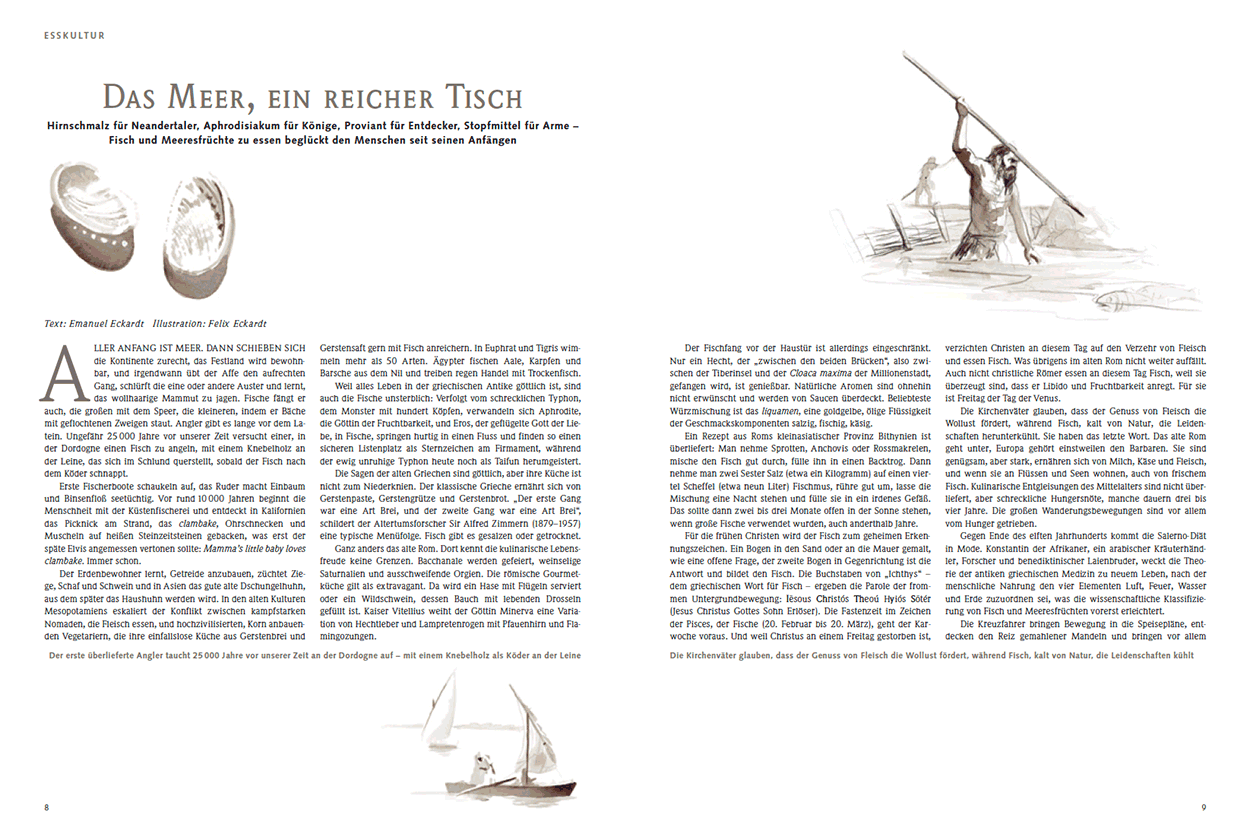 Das Meer, ein reicher Tisch