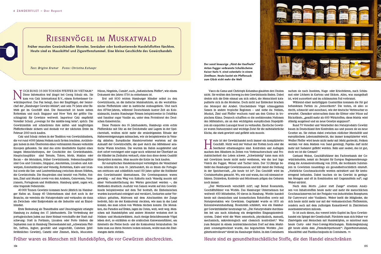 Riesenvögel im Muskatwald