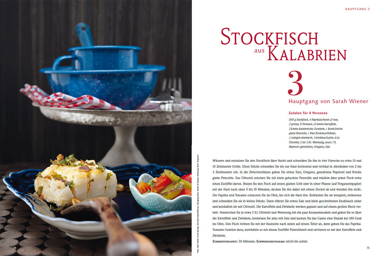 Hauptgang 3: Stockfisch aus Kalabrien